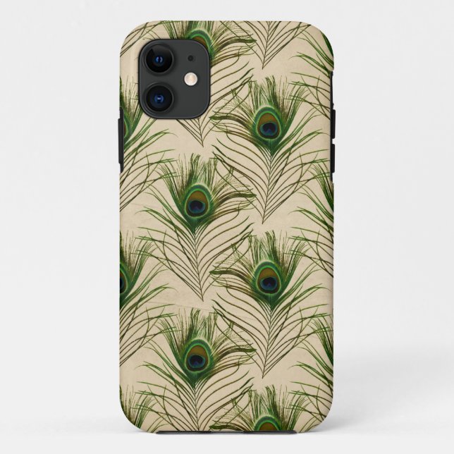 Coques Case-Mate iPhone Elégant Peacock Feathers Chic Stylish (Dos)