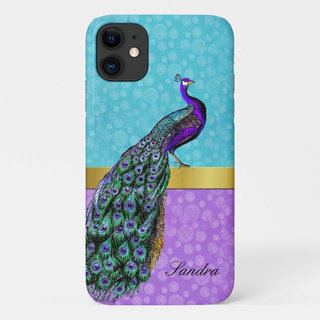 Coques Case-Mate iPhone Elégant Peacock iPhone (Dos)