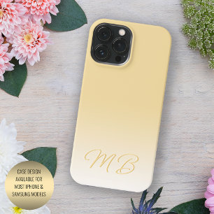Coque Case-Mate iPhone Élégant personnalisé Lumière Toscane Monogramme Ja