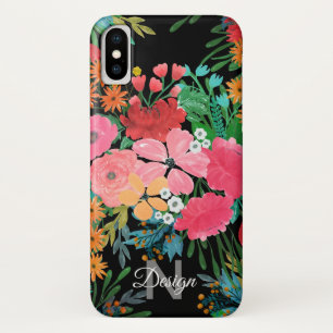 Case-Mate iPhone Case Elegant Pink watercolor Floral Bouquet Design