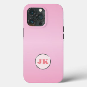 Case-Mate iPhone Case Élégant rose or métal personnalisé monogrammed