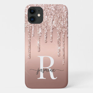 Case-Mate iPhone Case Élégant Rose Parties scintillant or  Drives métal 