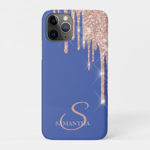 Case-Mate iPhone Case Élégant Rose Parties scintillant or perches violet