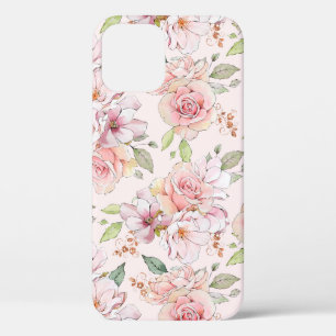 Case-Mate iPhone Case Élégant rose pastel roses motif Coque-Mate iPhone