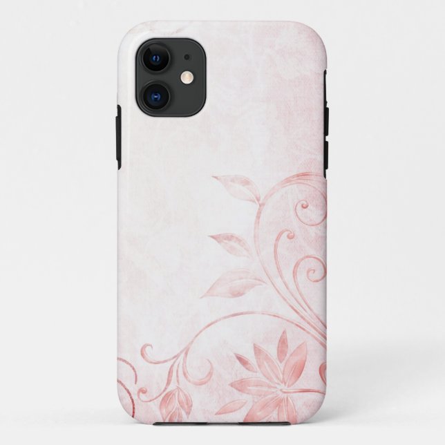 Coques Case-Mate iPhone Élégant rose Vintage (Dos)