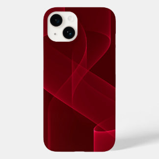 Coque Case-Mate iPhone Élégant ruban rouge Abstrait