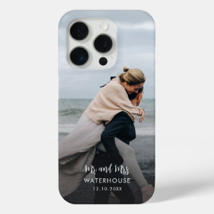 Coque Case-Mate iPhone Élégant Script Cursive Photo personnalisée