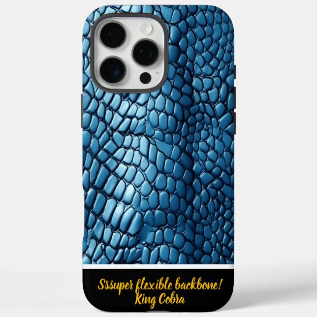 Coques Case-Mate iPhone Élégant serpent bleu, art de la nature (Verso)