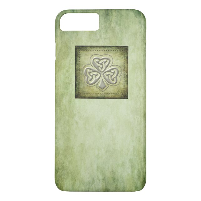 Coques Case-Mate iPhone Elégant shamrock irlandais à la mode (Dos)