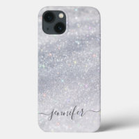Elegant Silver Glitter