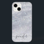 Coque Case-Mate iPhone Elegant Silver Glitter<br><div class="desc">Découvrez la sophistication et la résilience du Coque Silver Parties scintillant Coque-Mate iPhone 14. Ce coque méticuleusement conçu protège non seulement votre iPhone 14, mais ajoute également un élément de glamour à votre style quotidien. Fabriqué à partir de matériaux de qualité supérieure, il offre une durabilité et une protection contre...</div>