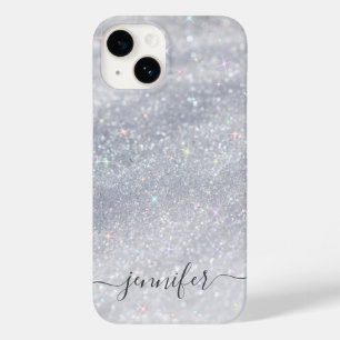 Coque Case-Mate iPhone Elegant Silver Glitter