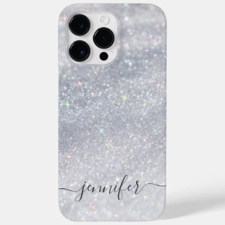 Coque Case-Mate iPhone Elegant Silver Glitter