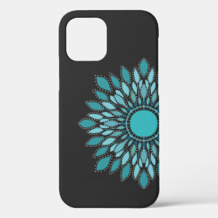 Case-Mate iPhone Case Elégant Turquoise Lotus Flower Mandala