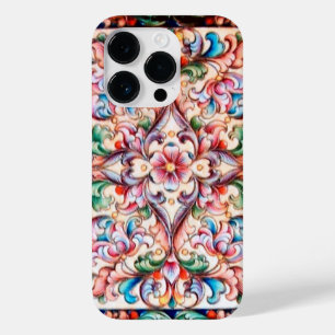 COQUES POUR iPhone ÉLÉGANT VERT BLEU ROSE ROUGE ROUGE IMAGINAIRE FLOR