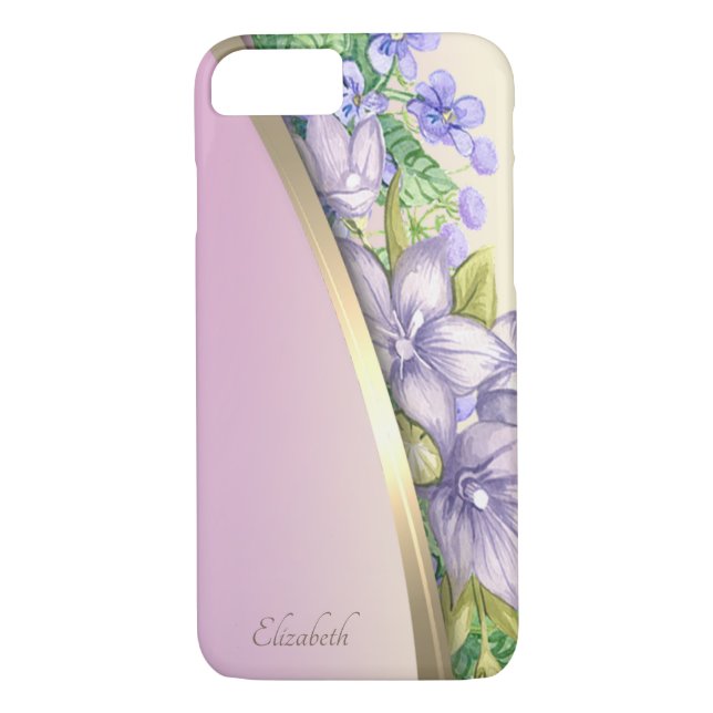 Coques Case-Mate iPhone Elégante Aquarelle Classy Flowers (Dos)