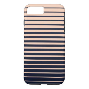 Case-Mate iPhone Case Élégante bande de monogramme noir et rose