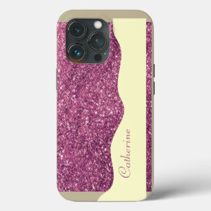 Case-Mate iPhone Case Élégante calligraphie Purple DriParties scintillan