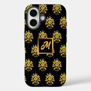 Coque Pour iPhone 16 Elégante Collection Florale Luxe Populaire