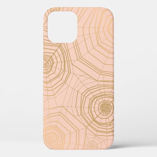 Coques Case-Mate iPhone Elégante couleur pastel avec toile d'araignée avec (Verso)