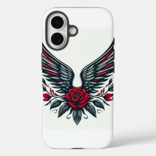 Coque Pour iPhone 16 Élégante couverture Rose pour impression mobile - 