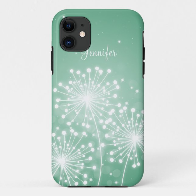 Coques Case-Mate iPhone Élégante femme de chambre privilégie le vert à la  (Dos)