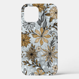 Case-Mate iPhone Case Elégante Fille Or & Parties scintillant Argent Des