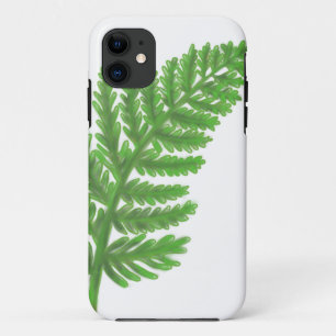 Coque Case-Mate iPhone Élégante fougères vertes feuilles de bois