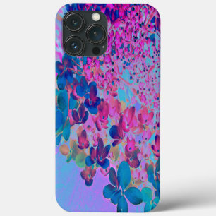 Case-Mate iPhone Case Élégante Hydrangea Limelight Bleu foncé et Magenta