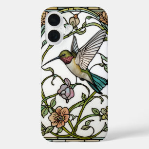 Coque Pour iPhone 16 Élégante illustration de colibri botanique boho ch