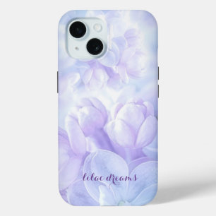 Coque Case-Mate iPhone Elégante Lilac Fleurs violettes Lumière Design