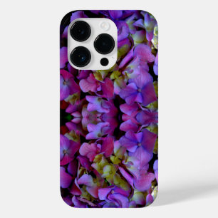 Coque Case-Mate iPhone Élégante Magenta Purple bleu Hydrangée fleurs