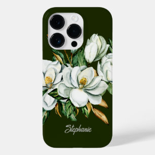 Coque Case-Mate iPhone Élégante Magnolia Blossom Femme de chambre personn