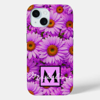Élégante marguerite florale magenta rose foncé