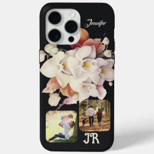 Coque Case-Mate iPhone Elégante Orchidée Florale-Calla Lily Photo/Nom