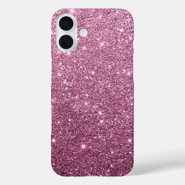 Coques Case-Mate iPhone Élégante parties scintillant abstraite de poule ro (Verso)