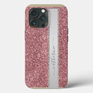 Case-Mate iPhone Case Élégante Parties scintillant de bande rose Personn