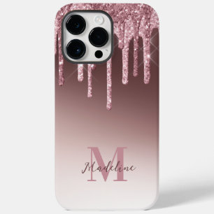 Coque Case-Mate iPhone Élégante Parties scintillant rose-pâle