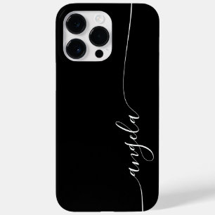 Coque Case-Mate iPhone Élégante signature glamour noir et blanc