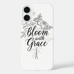 Coque Pour iPhone 16 Élégante typographie de la ligne d'art