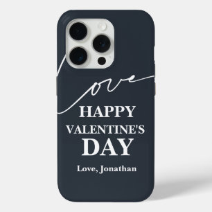 Coque Case-Mate iPhone Élégante typographie Valentines couple de jour