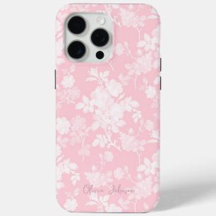 Coque Case-Mate iPhone Élégantes Roses Blanches Rose Floral