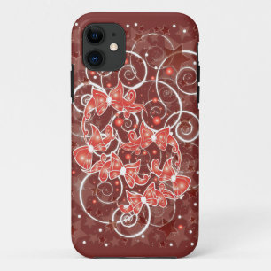 Etui iPhone Case-Mate Élégants et mignons vaches et étoiles de Noël