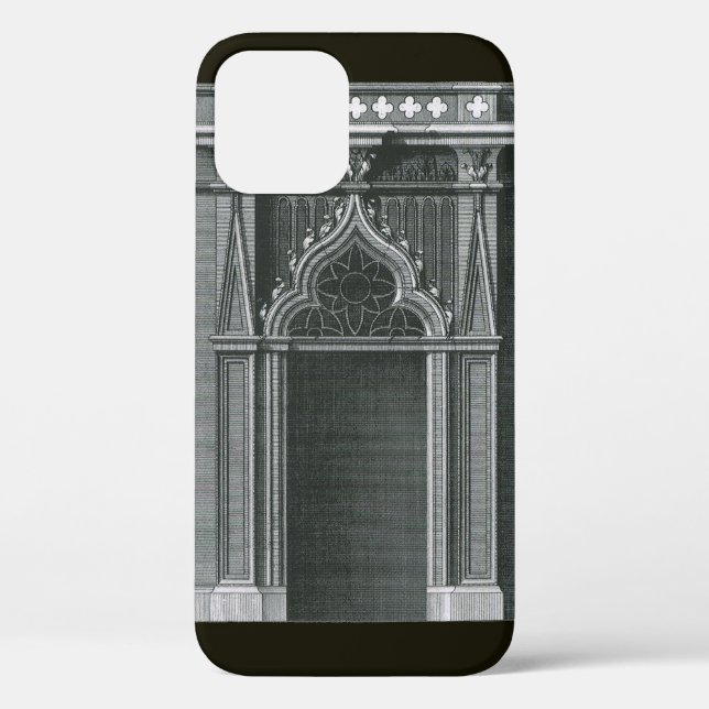 Coques Case-Mate iPhone Élément architectural ancien, porte gothique (Verso)
