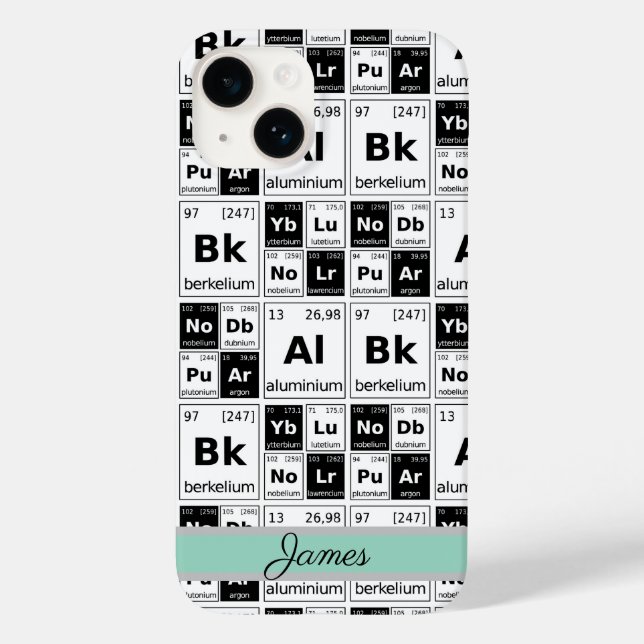 Coques Case-Mate iPhone Éléments chimiques  (Verso)