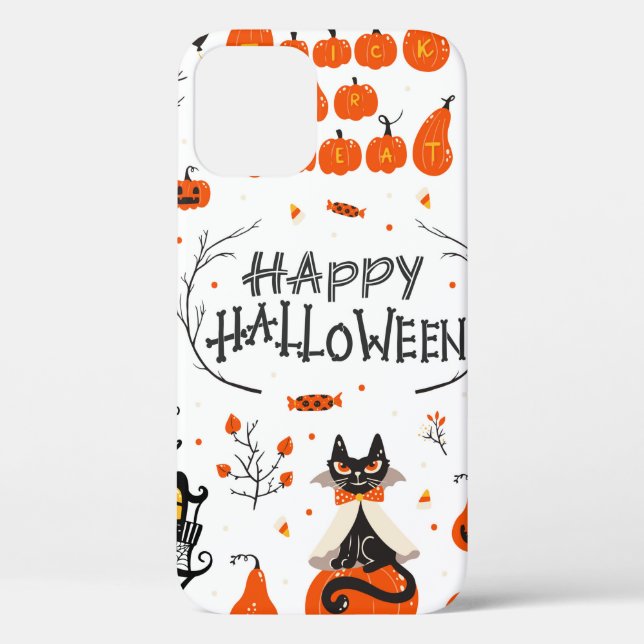 Coques Case-Mate iPhone Eléments de design Halloween. Cliparts d'Halloween (Verso)