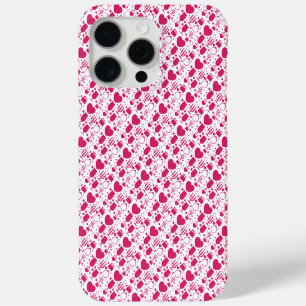 Coque Case-Mate iPhone éléments de motifs de la Saint-Valentin