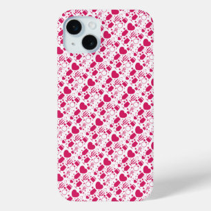 Coque Case-Mate iPhone éléments de motifs de la Saint-Valentin