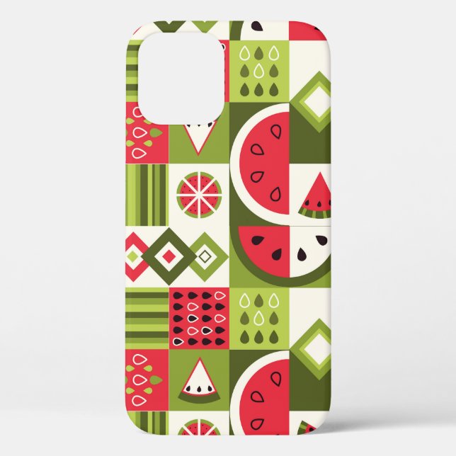 Coques Case-Mate iPhone Éléments décoratifs de pastèque Art (Verso)