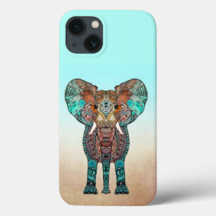 iPhone 13 Case Éléphant aztèque